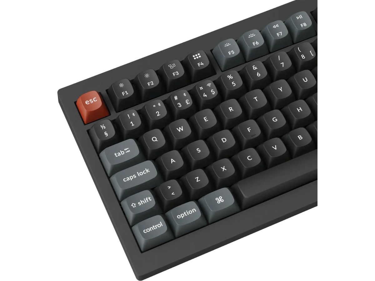 Keychron V1 Ultra 75% 8K Red Trådløst Gamingtastatur Gamingkeyboard