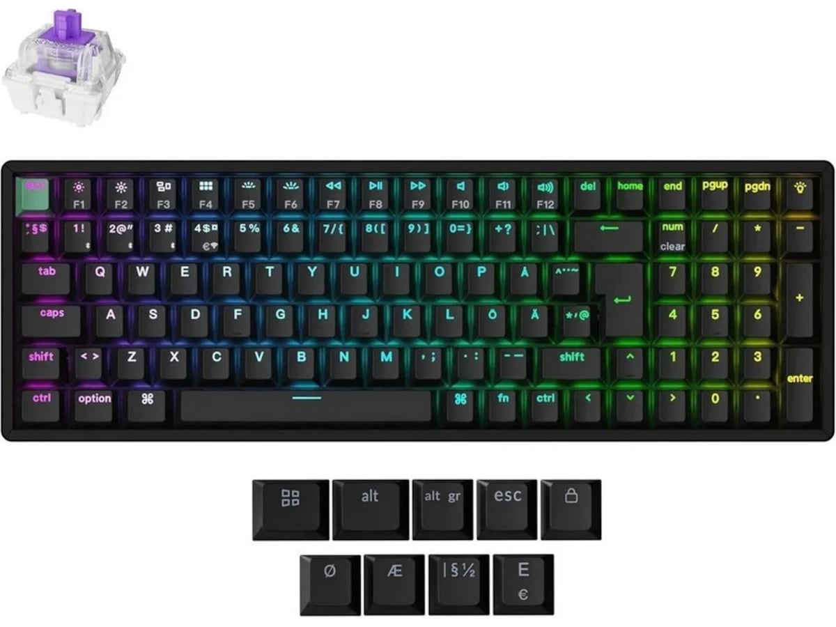 Keychron K4 HE Trådløst Gamingtastatur (sort) Gamingkeyboard