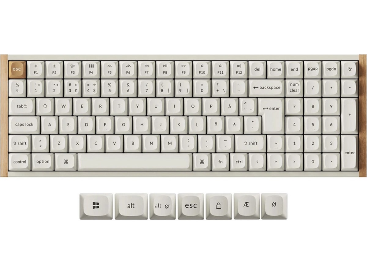Keychron K4 HE SE Trådløst Gamingtastatur (hvid) Gamingkeyboard