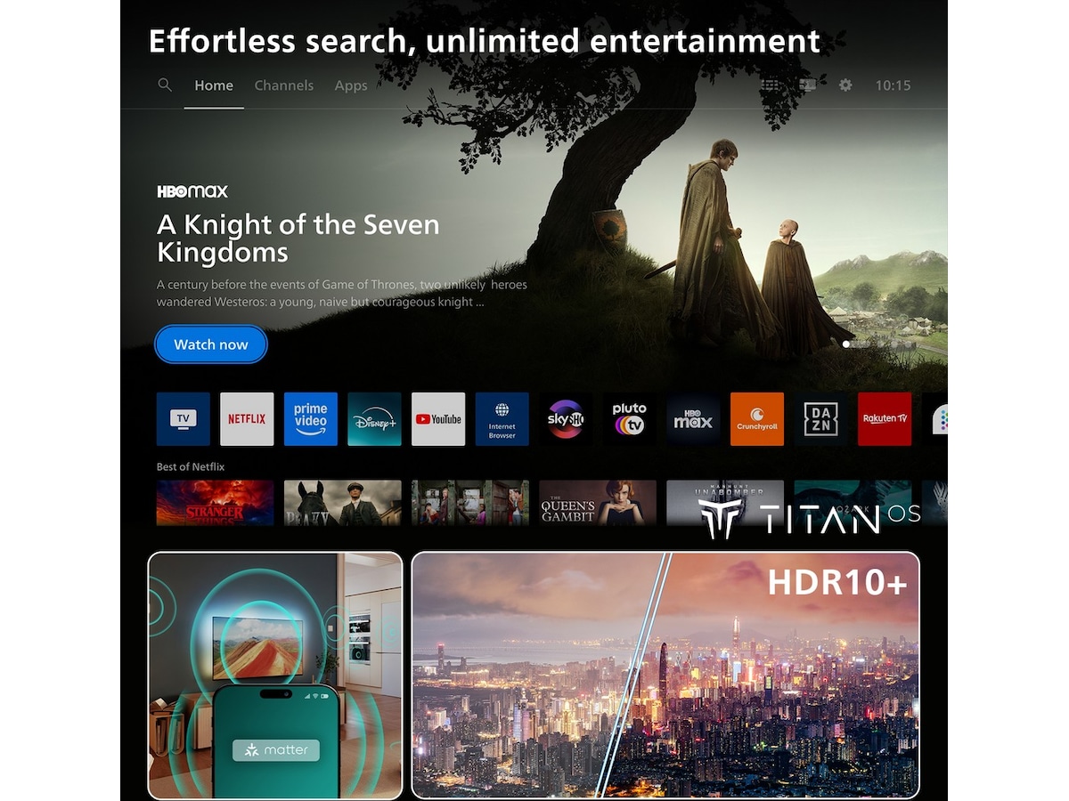 Philips 50" PUS8001 4K Ambilight LED Smart TV (2026) 50 - 59 tommer TV