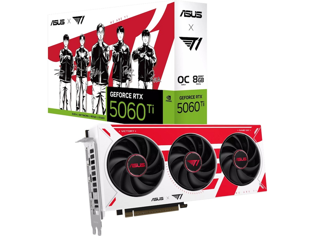 ASUS T1 GeForce RTX 5060 Ti OC Grafikkort