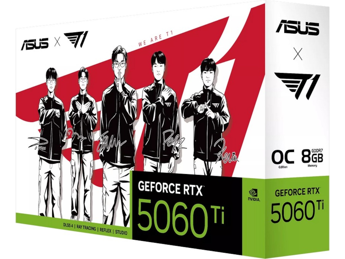 ASUS T1 GeForce RTX 5060 Ti OC Grafikkort