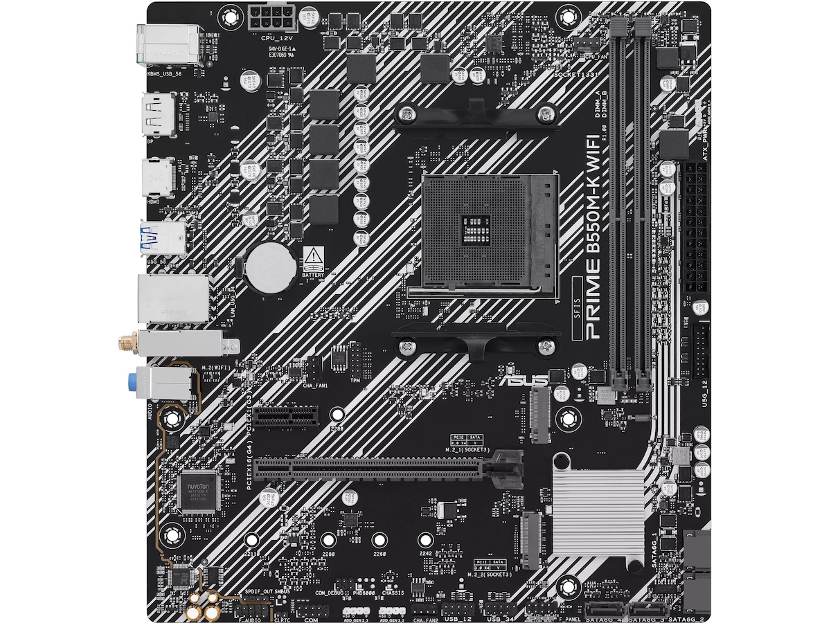 ASUS PRIME B550M-K WIFI Bundkort AMD Socket