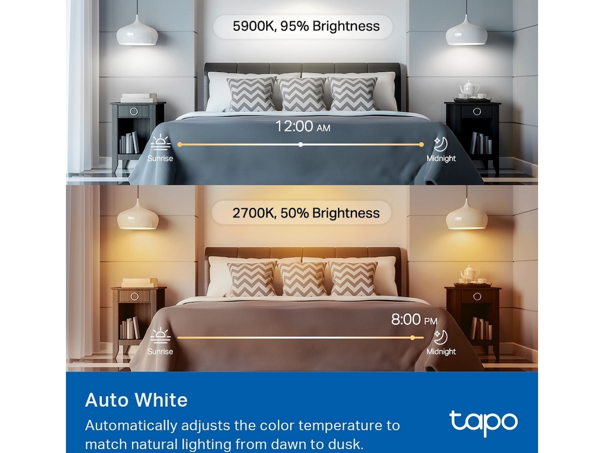 TP-Link Tapo L535E Smart lyspære 3-pack LED-pærer & elpærer