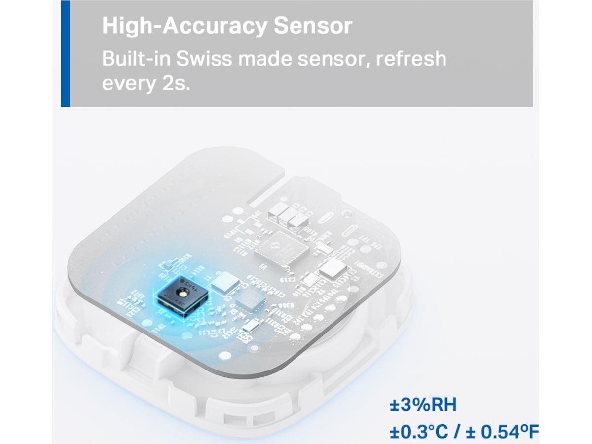 Tapo T310 V1.2 Smart temperatur- og fugtighedsmåler 3-pack Sensorer