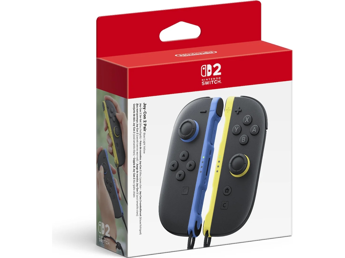 Nintendo Joy-Con 2 Par (Blå/Lys Gul) Tilbehør til spilkonsoller