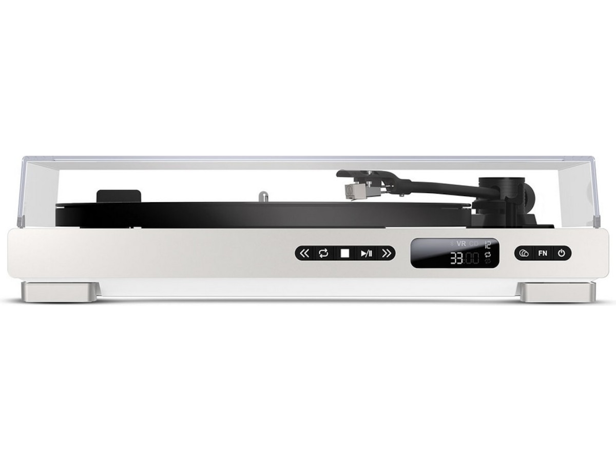 MIXX Analog Plus Vinyl og CD-afspiller (hvid) Pladespiller