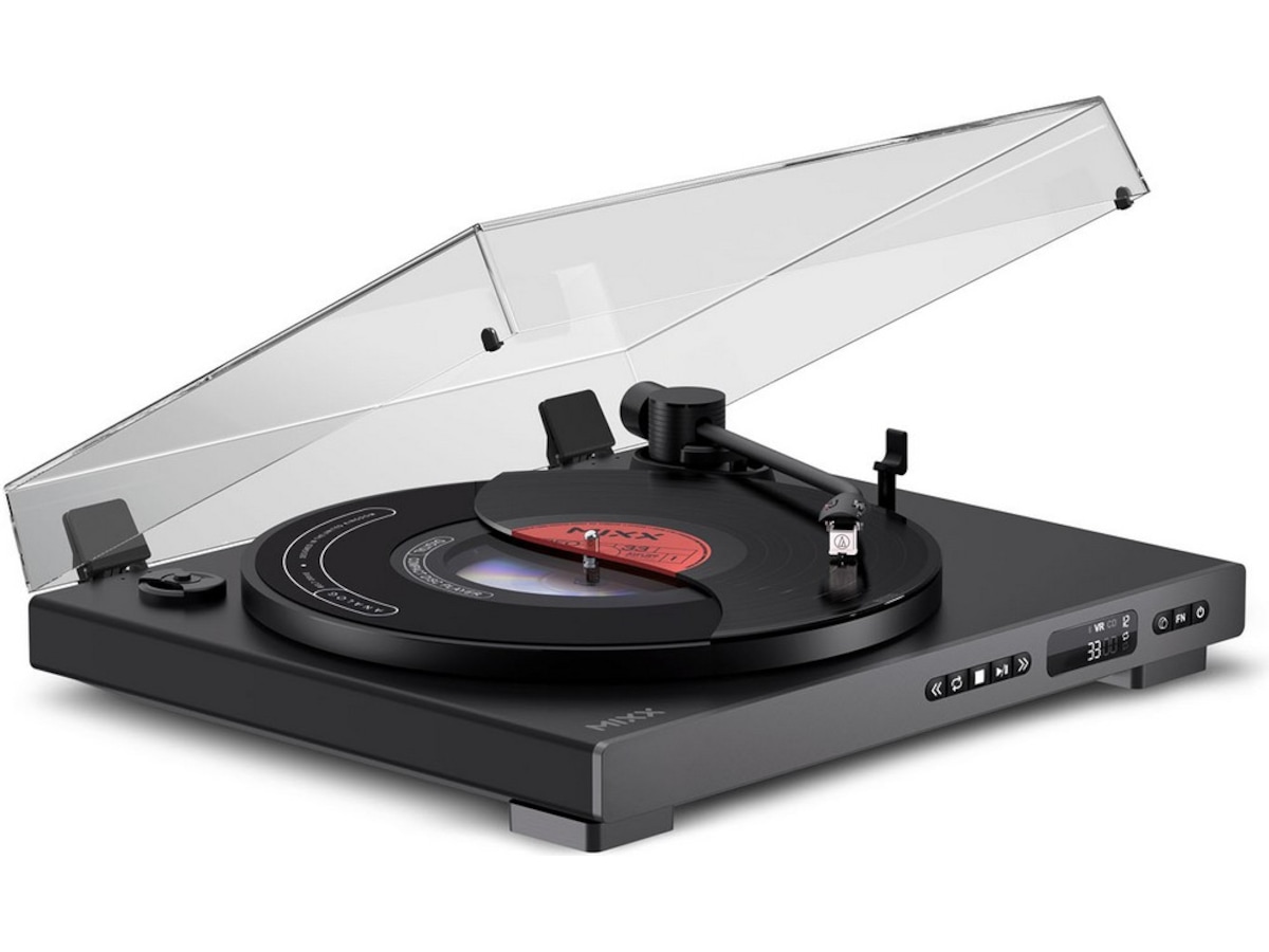 MIXX Analog Plus Vinyl og CD-afspiller (sort) Pladespiller
