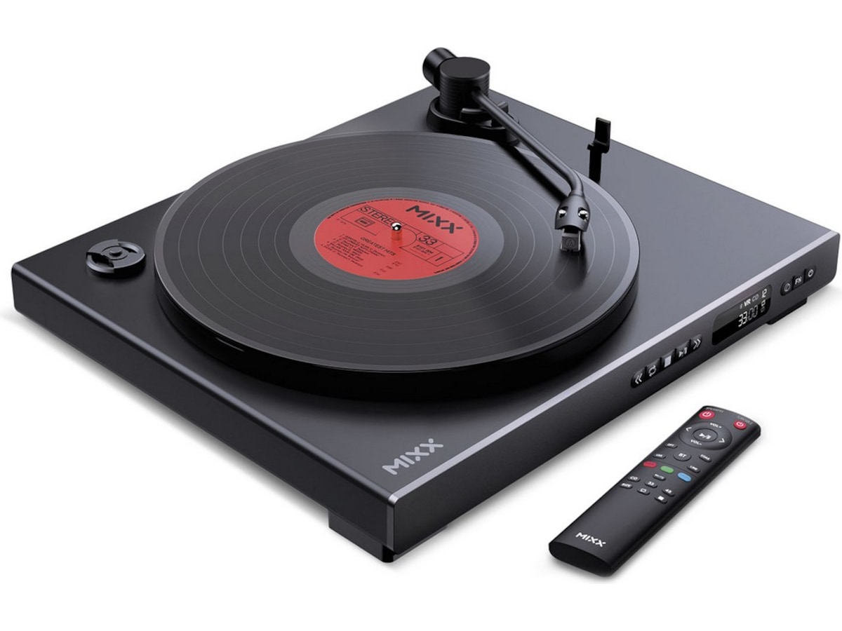 MIXX Analog Plus Vinyl og CD-afspiller (sort) Pladespiller