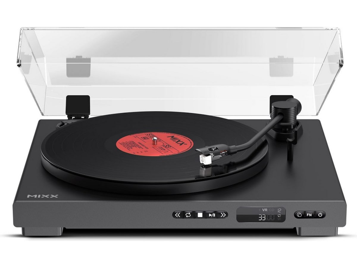 MIXX Analog Plus Vinyl og CD-afspiller (sort) Pladespiller