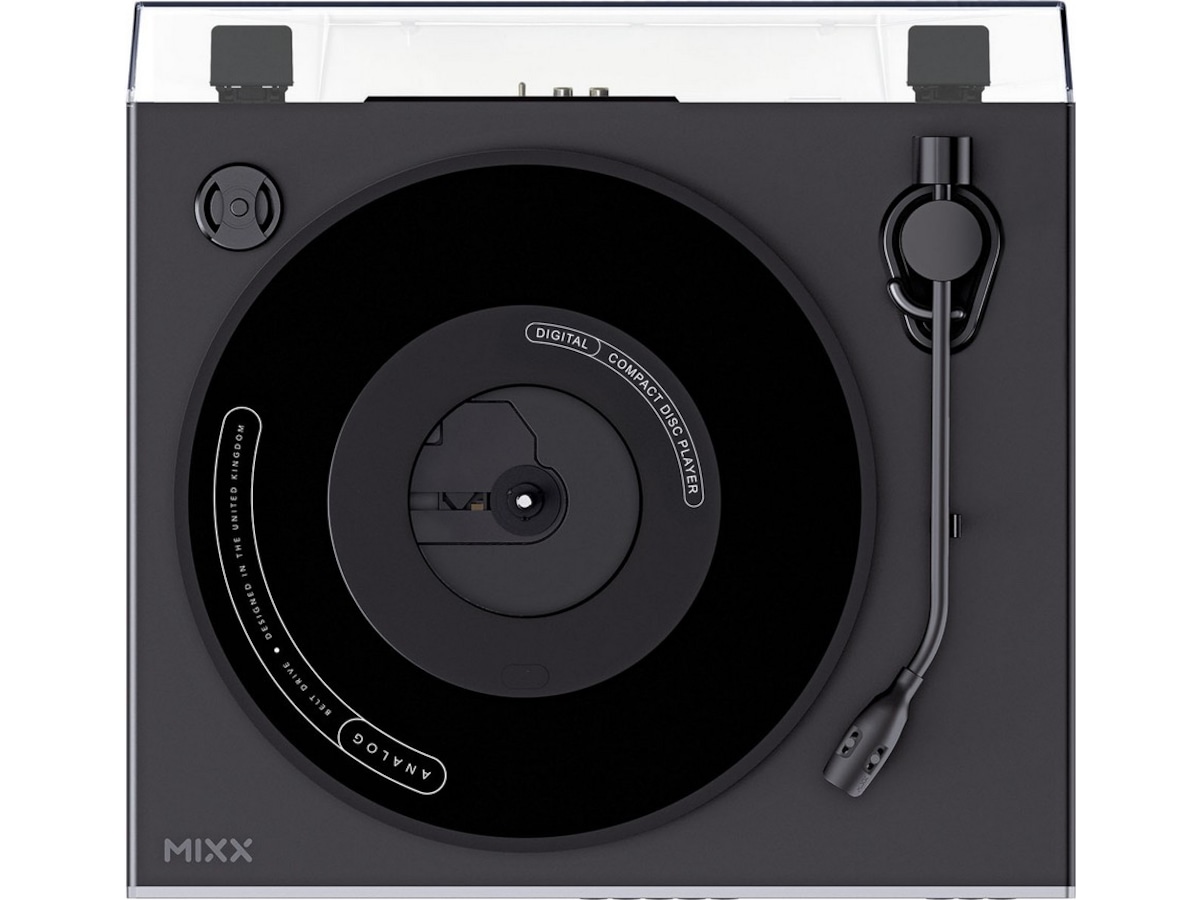 MIXX Analog Plus Vinyl og CD-afspiller (sort) Pladespiller