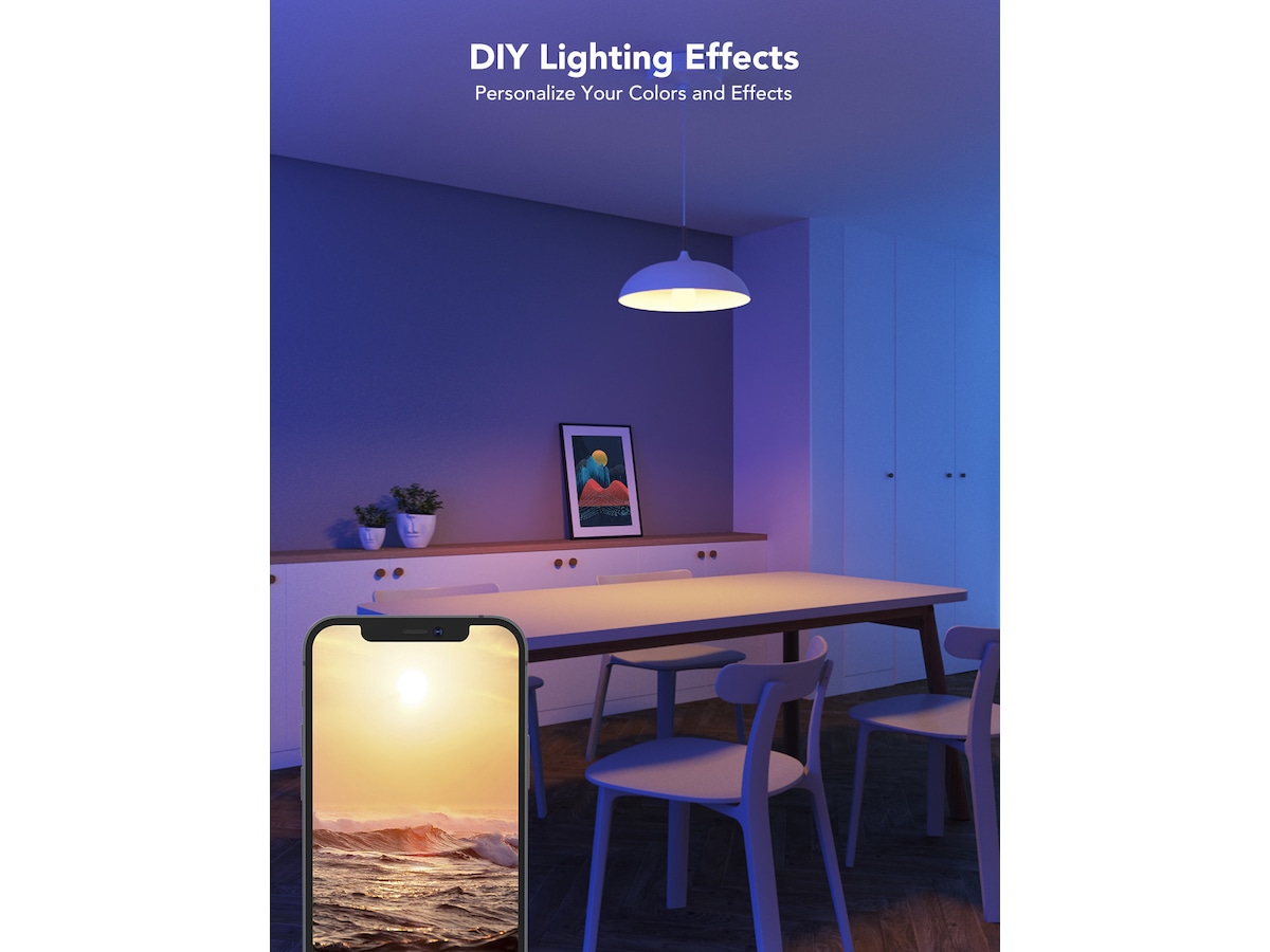 Govee H60093C1 WIFI & Bluetooth Smart Lyspære 1200lm LED-pærer & elpærer
