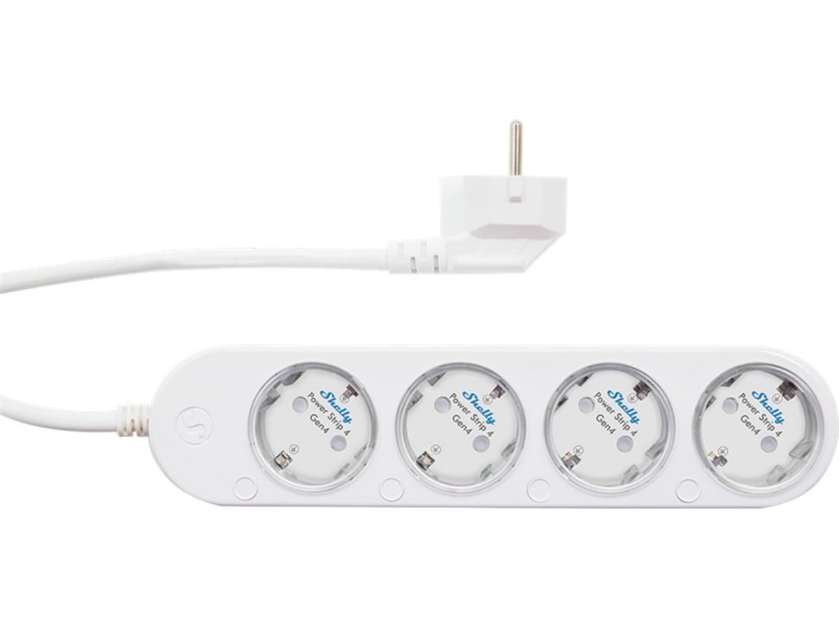 Shelly Power Strip Gen4 (hvid) Smart strømstyring