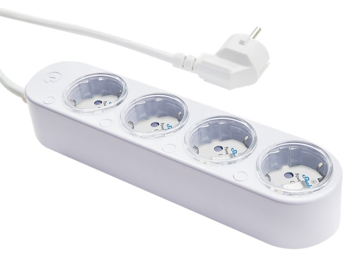 Shelly Power Strip Gen4 (hvid) Smart strømstyring
