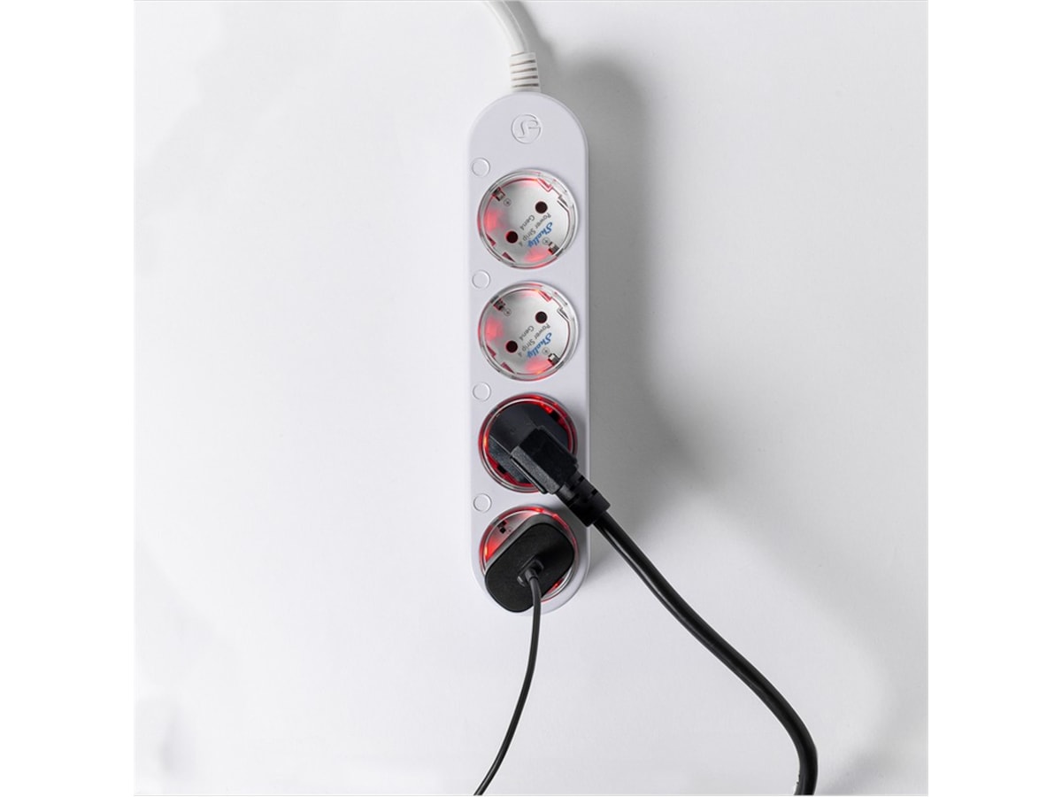 Shelly Power Strip Gen4 (hvid) Smart strømstyring