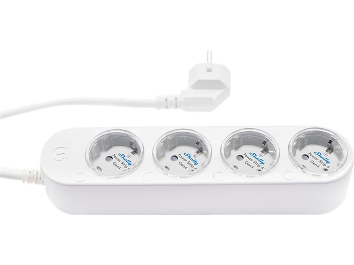 Shelly Power Strip Gen4 (hvid) Smart strømstyring