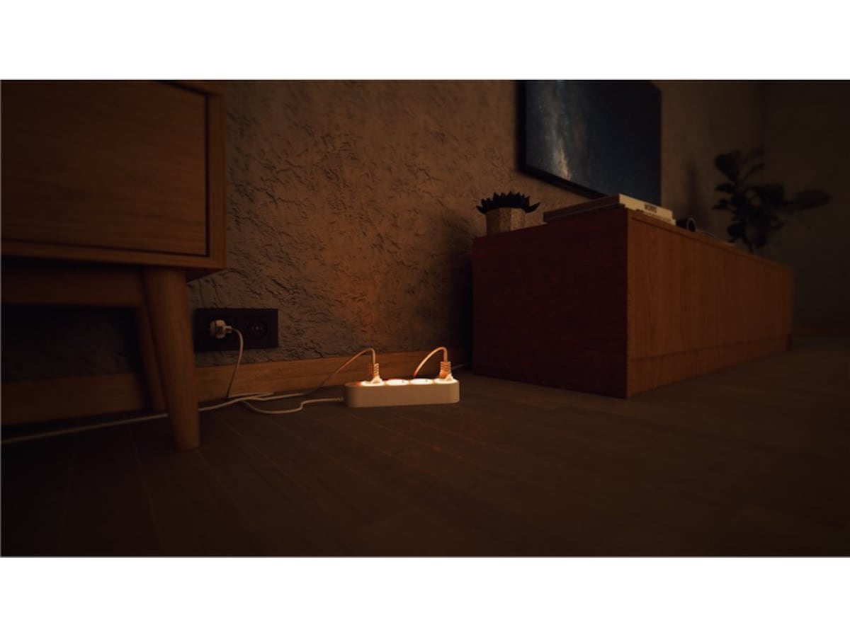 Shelly Power Strip Gen4 (hvid) Smart strømstyring