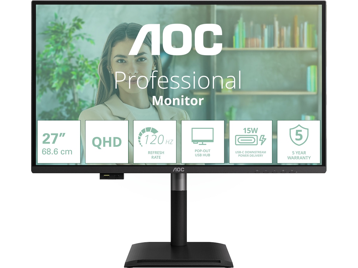AOC 27" skærm Q27P4U Skærme