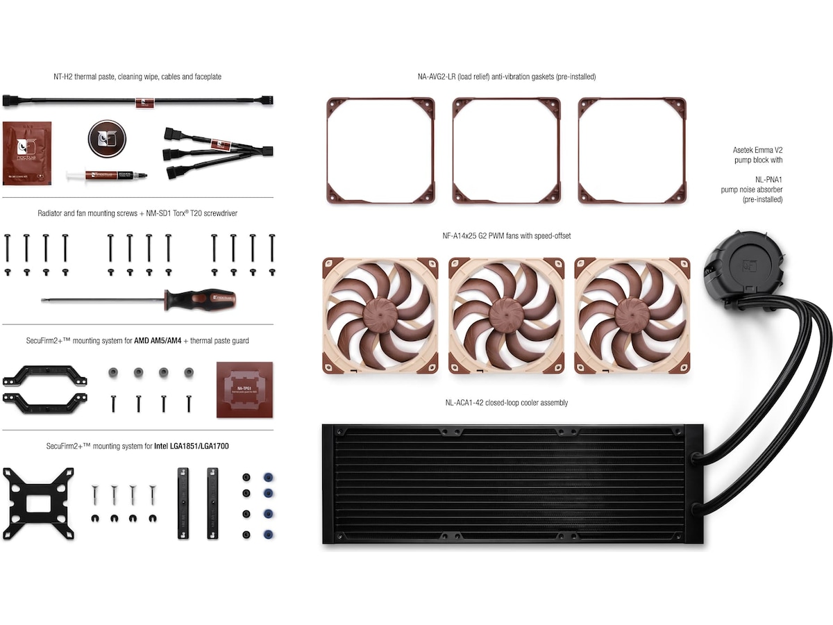 Noctua Looped NL-LC1-42 Køler CPU - Vandkøling
