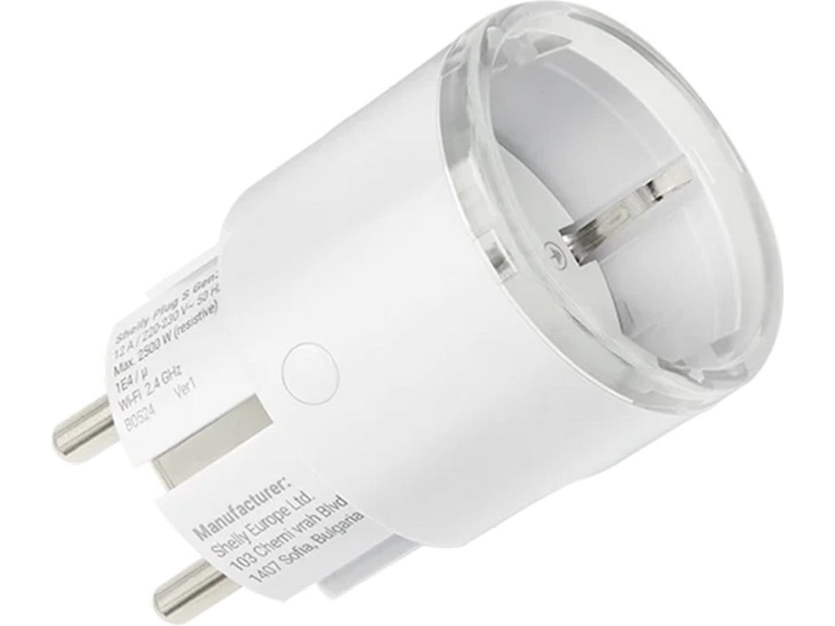 Shelly Plug S Gen3 (hvid) Smart strømstyring
