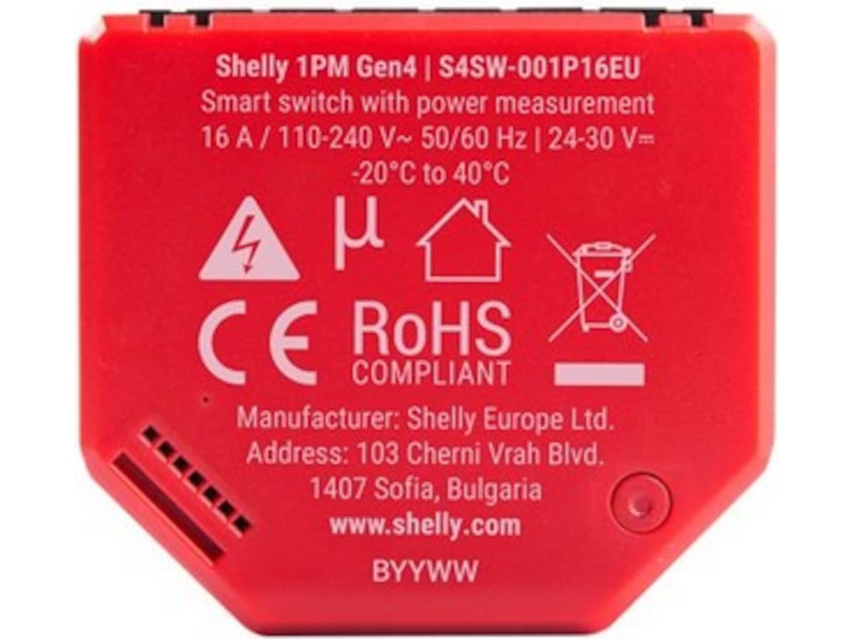 Shelly 1PM Gen4 Smarthub/ bridge