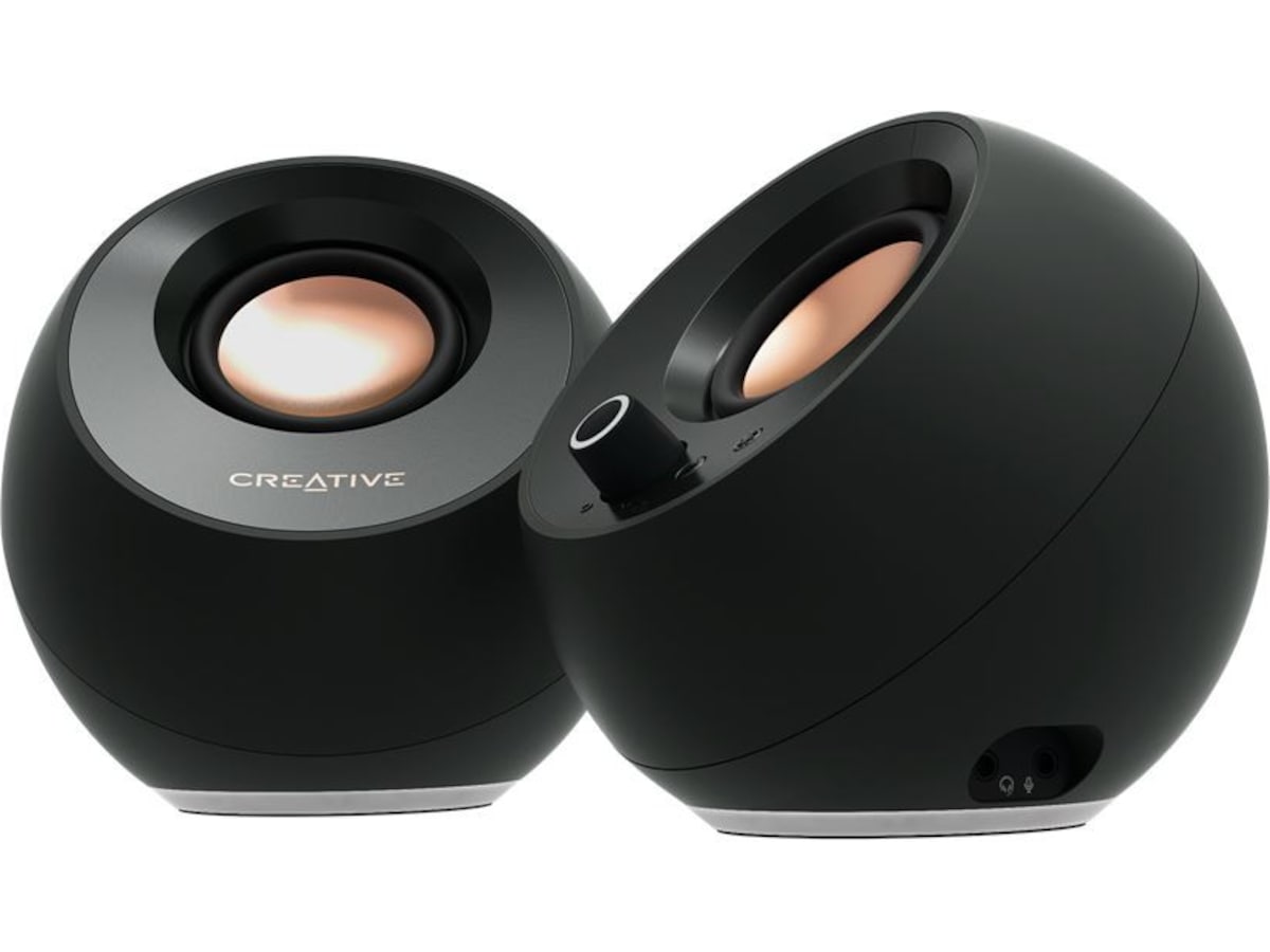 Creative Pebble Pro RGB PC-højttalere (sort) 2.0 Højttalere