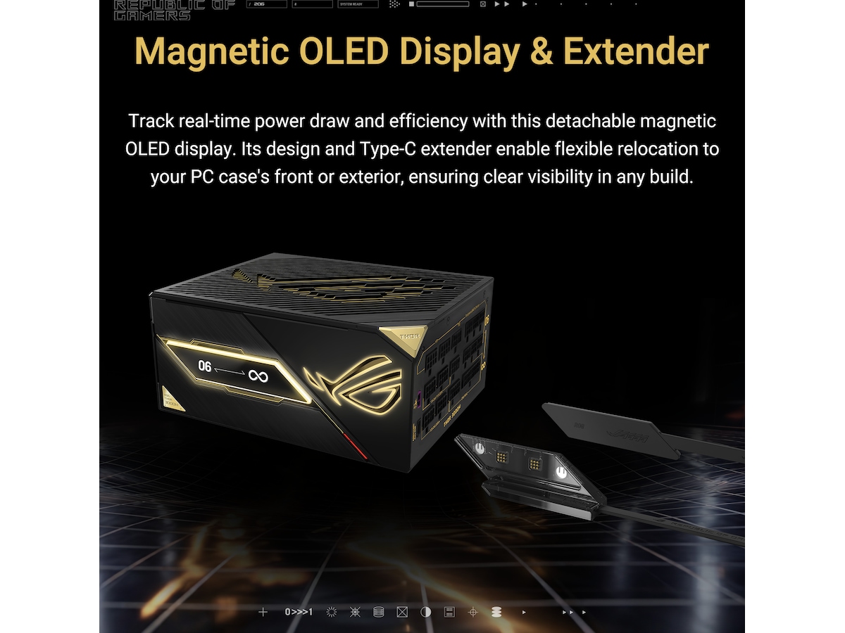 ASUS ROG Thor 3000W Titanium III Edition 20 (ROG Equalizer) Strømforsyninger