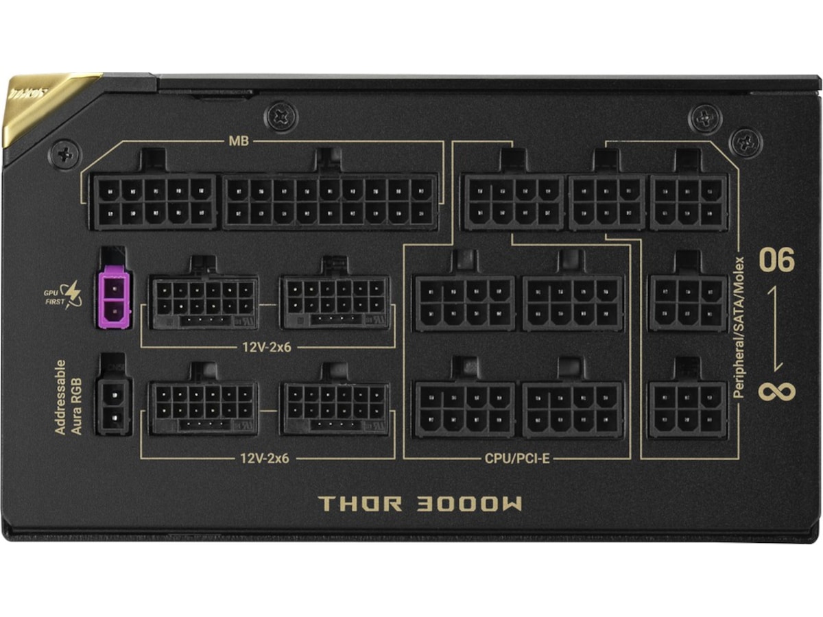 ASUS ROG Thor 3000W Titanium III Edition 20 (ROG Equalizer) Strømforsyninger