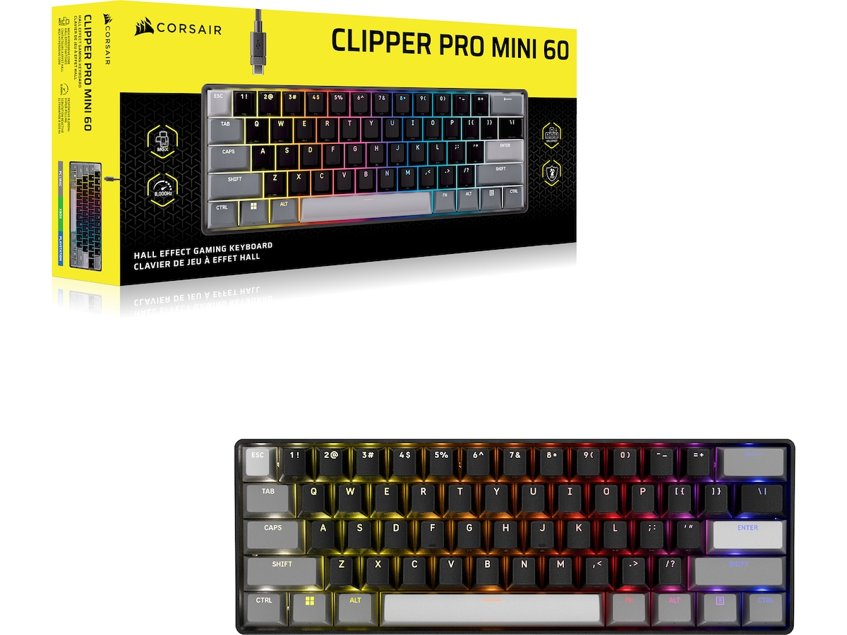CORSAIR CLIPPER PRO MINI 60 Gamingkeyboard
