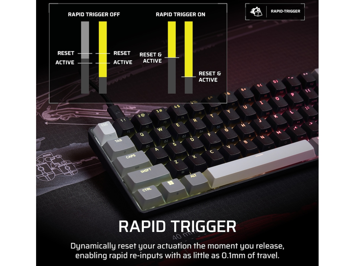 CORSAIR CLIPPER PRO MINI 60 Gamingkeyboard