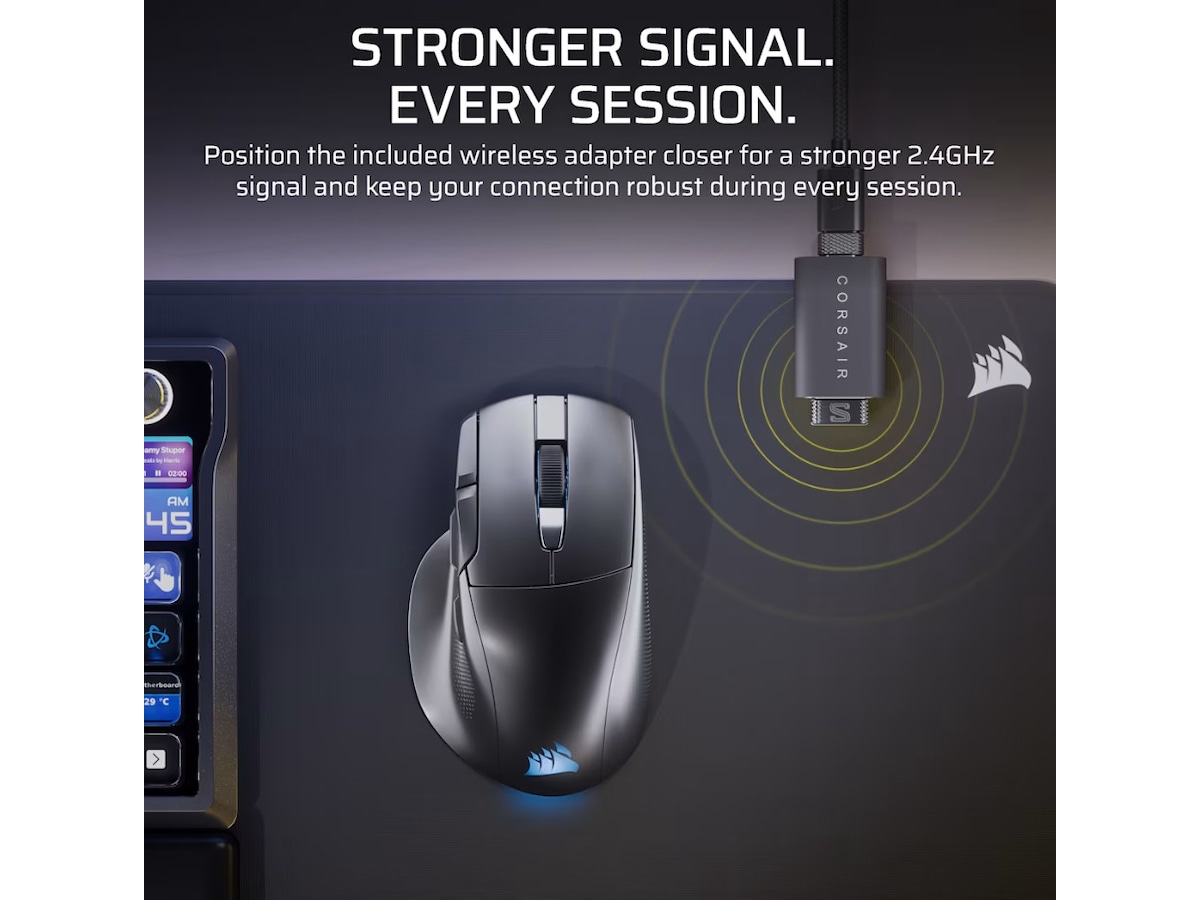 CORSAIR NIGHTSWORD v2 WIRELESS Spillemus Gamingmus