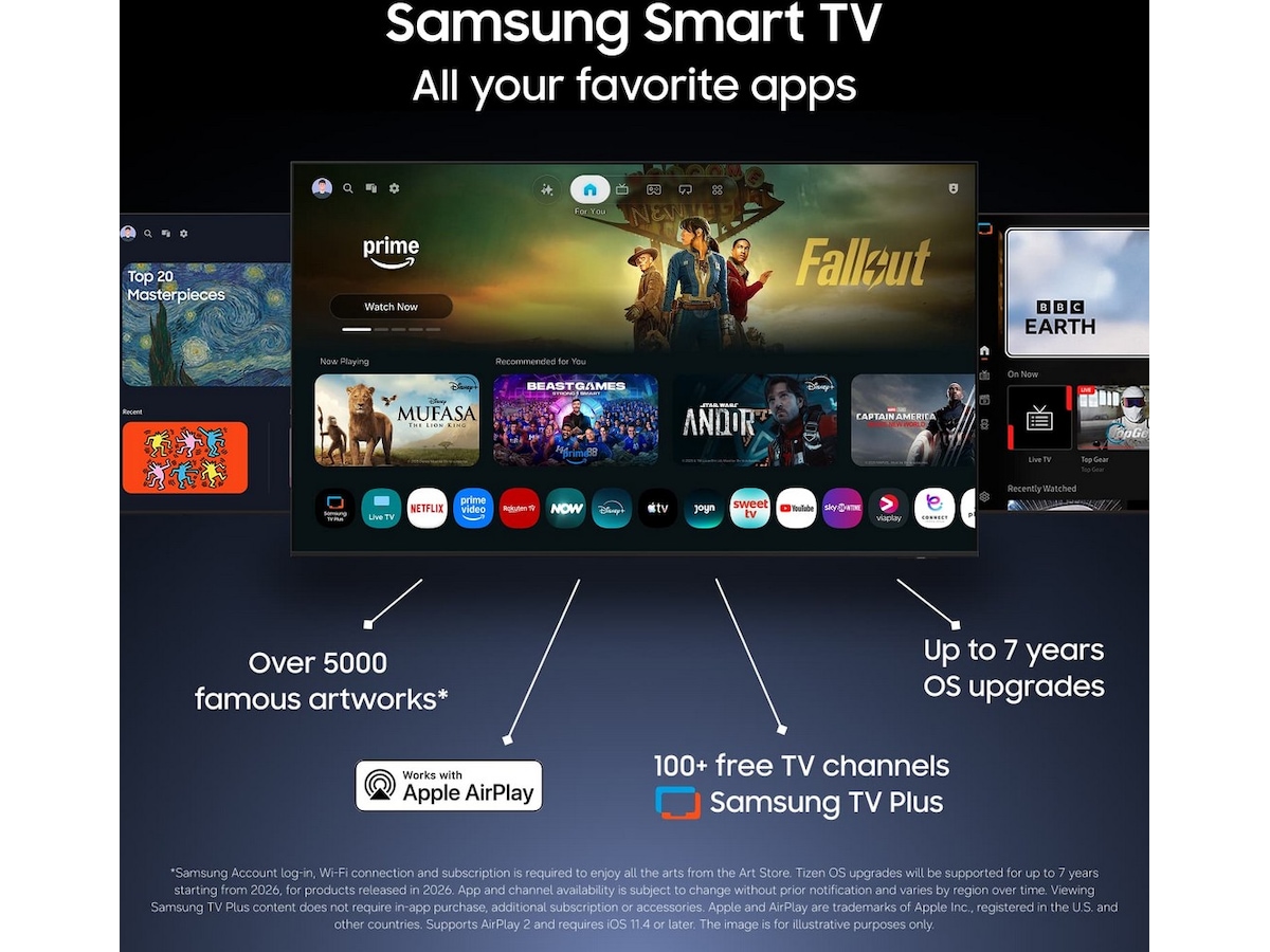 Samsung 100" M90H 4K Mini LED Smart-TV (2026) Over 80 tommer TV