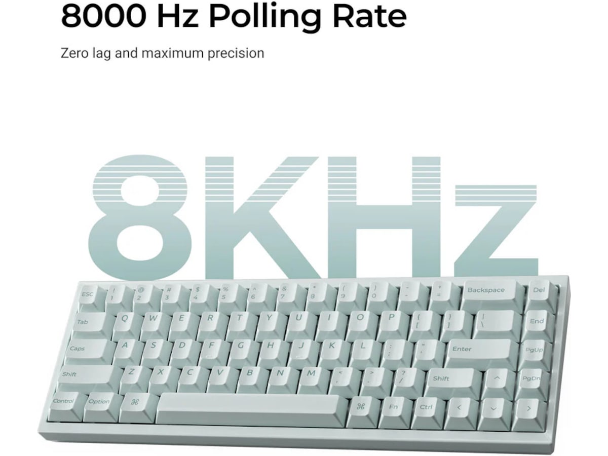 Keychron Q16 HE 65% 8K kablet (Ceramic) Gamingkeyboard