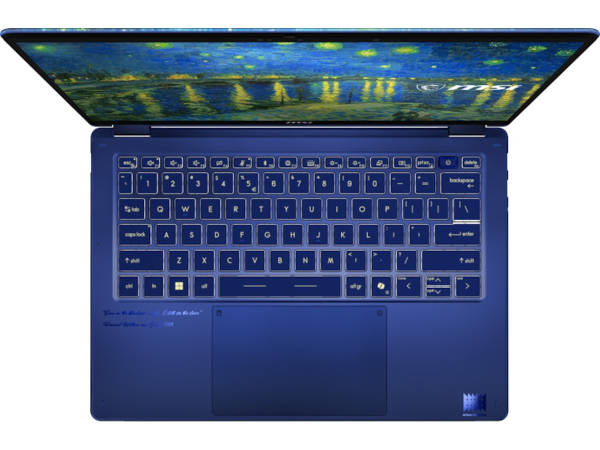 MSI Prestige 14 Flip AI+ Vincent Van Gogh Edition m/NanoPen PC - Bærbar / laptop