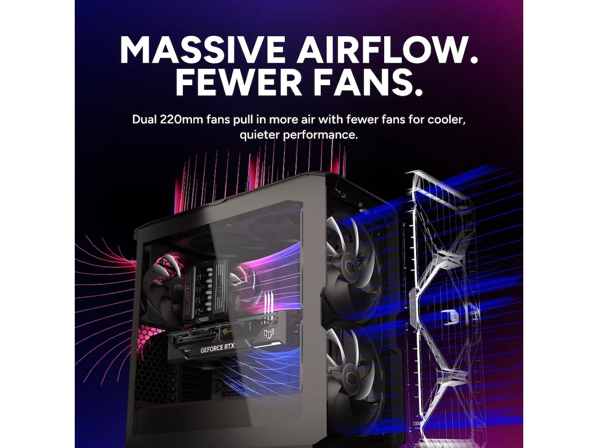 Cooler Master HAF II 500 med høj køleydelse Midi Tower