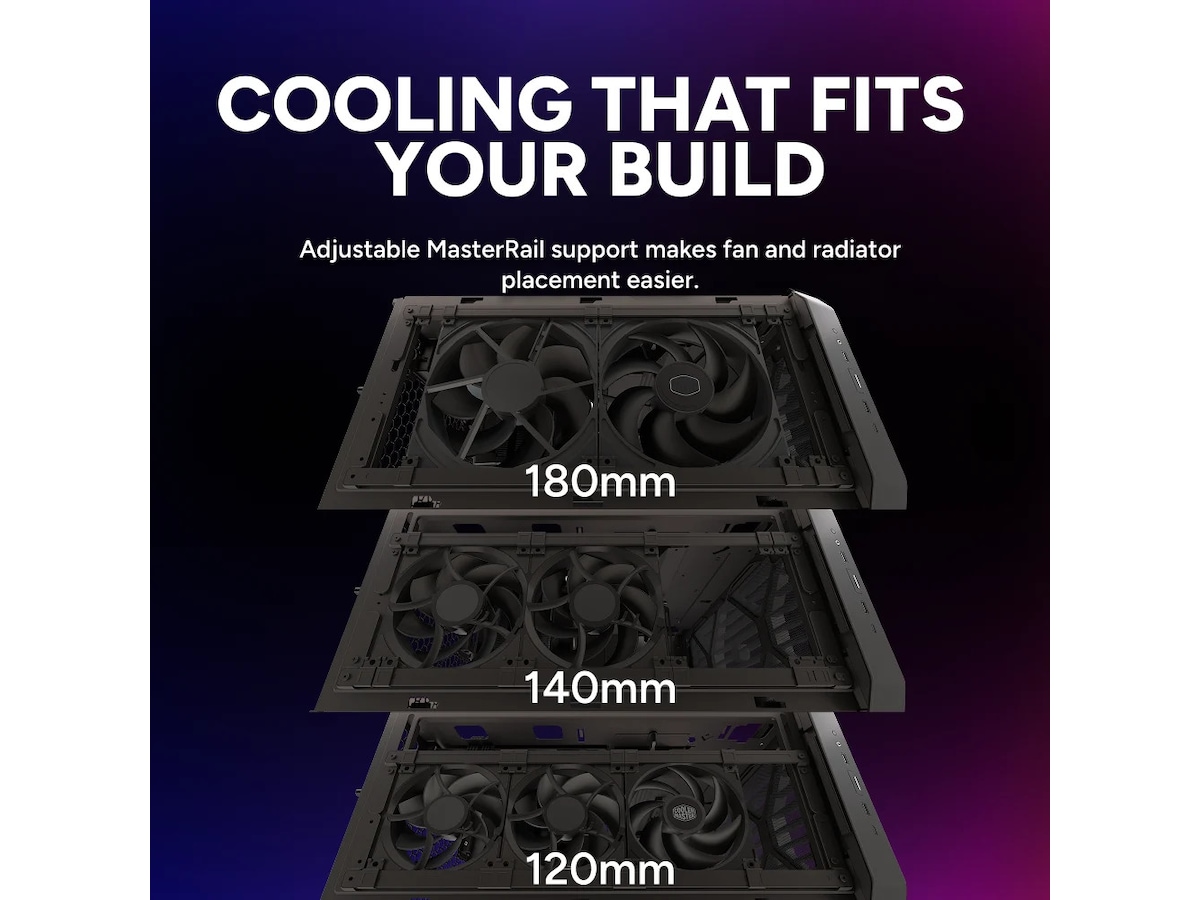 Cooler Master HAF II 500 med høj køleydelse Midi Tower