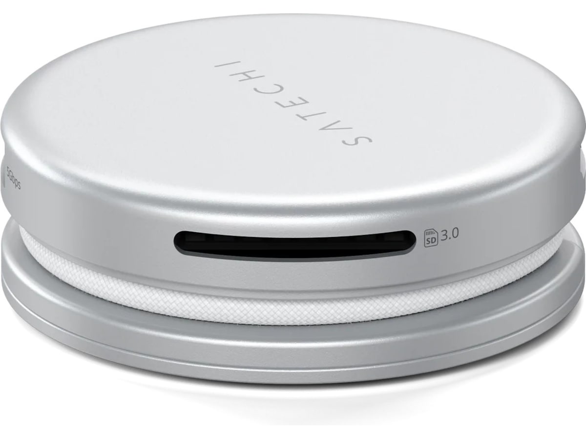 Satechi OntheGo 5-i-1 Multiport Adapter (Sølv) Dockingstation og USB-hub