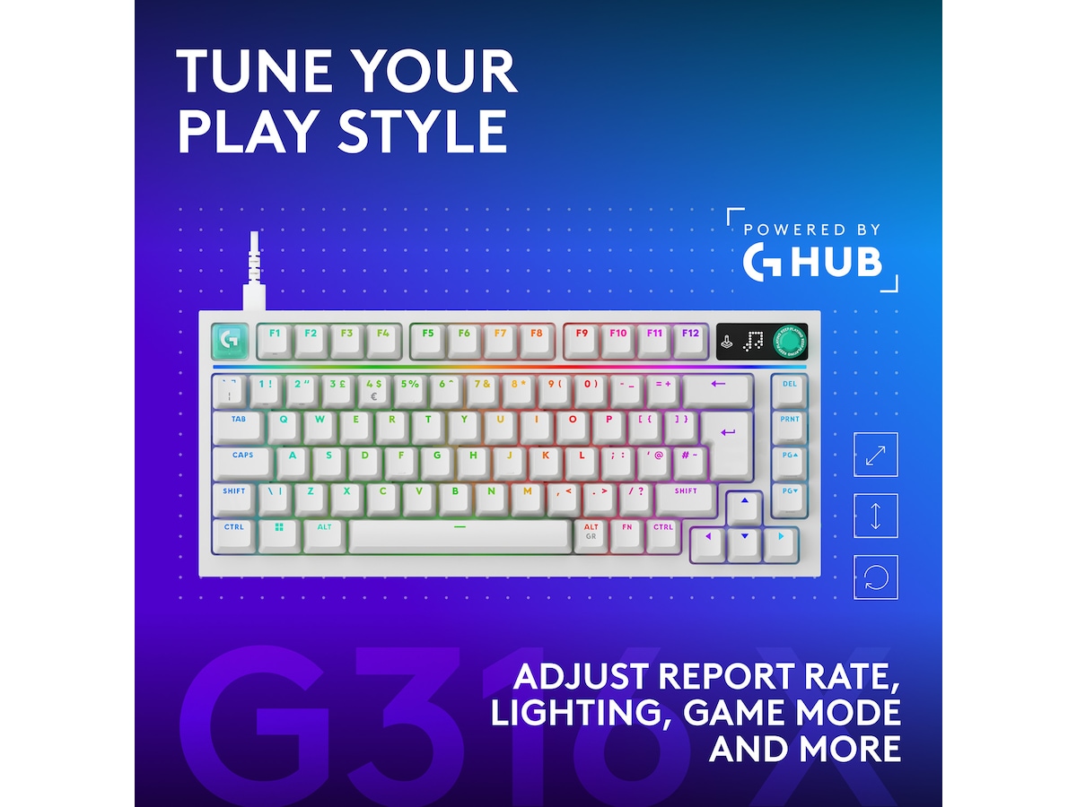 Logitech G316 X 75 Gaming Tastatur Gamingkeyboard