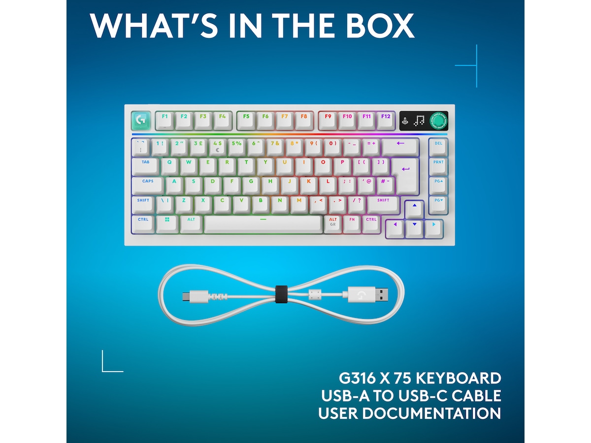 Logitech G316 X 75 Gaming Tastatur Gamingkeyboard