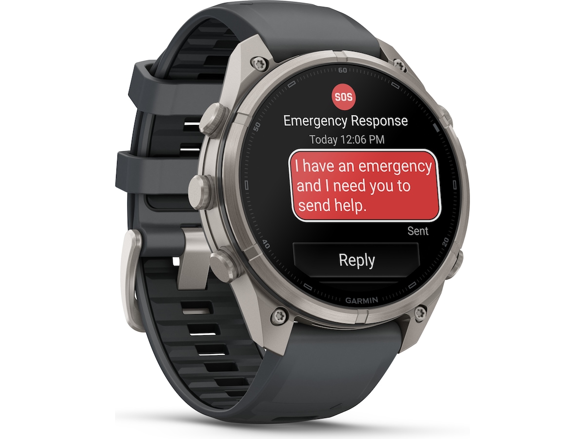 Garmin Fenix 9 Pro InReach 47mm GPS (graphite/sort) Smartwatches