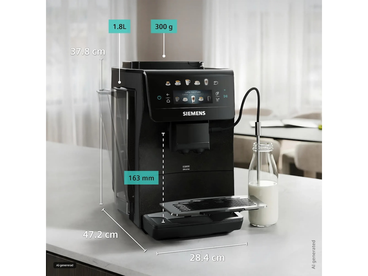 Helautomatisk kaffemaskine EQ600 iAroma Espressomaskiner