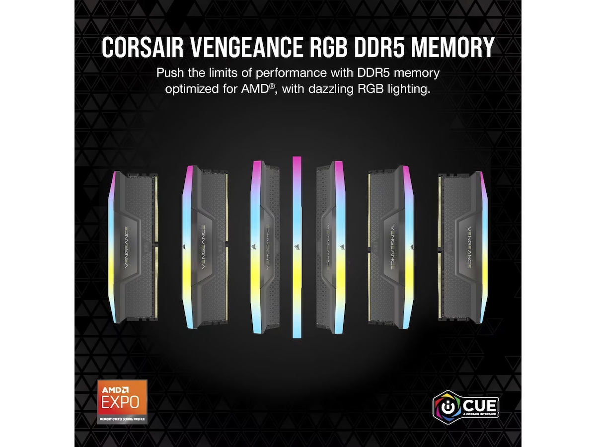 Corsair Vengeance RGB DDR5 32GB 6000MHz Hukommelse (RAM)