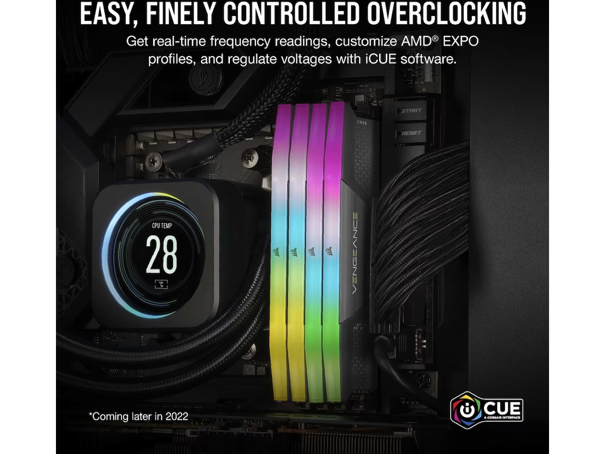 Corsair Vengeance RGB DDR5 32GB 6000MHz Hukommelse (RAM)