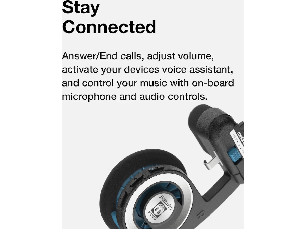Koss PortaPro Wireless 2.0 On-Ear hovedtelefoner Høretelefoner