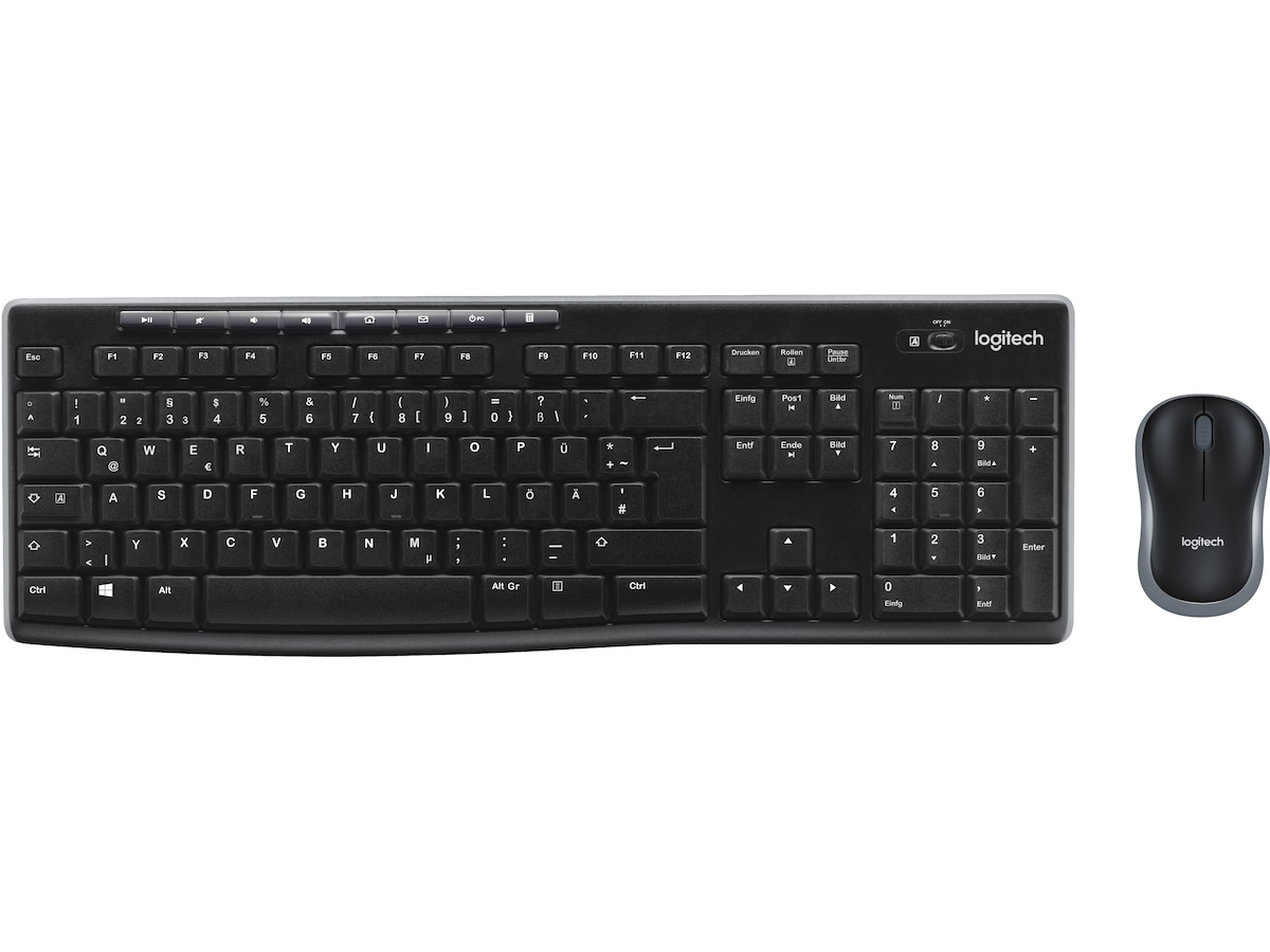 Logitech MK270 Combo Trådløs Mus & keyboards -kombinasjonspakker