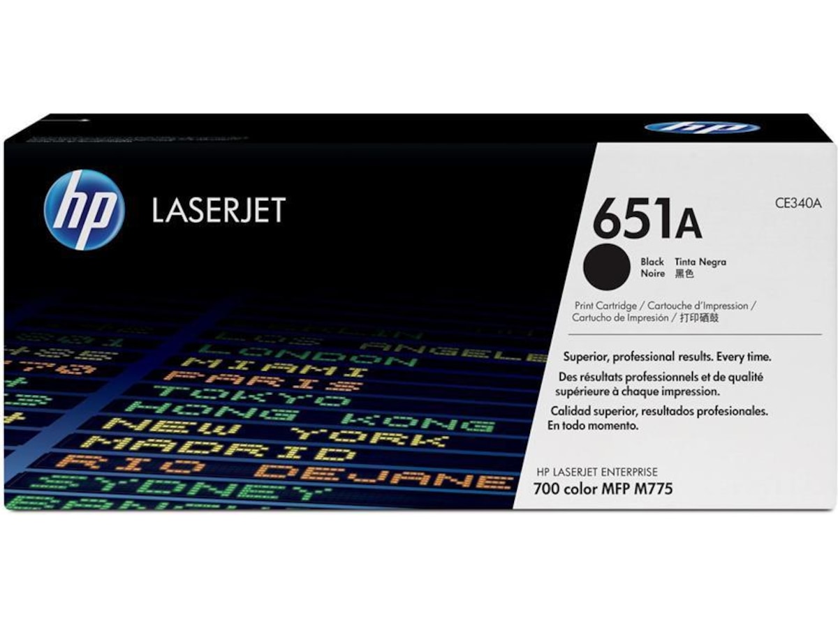HP Toner 651A Black Laser Toner