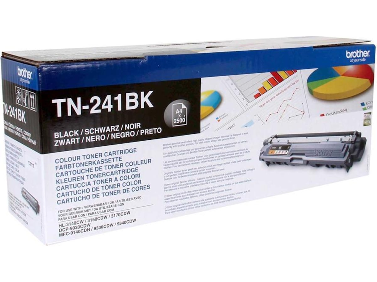 Brother Toner TN241BK Sort Laser Toner