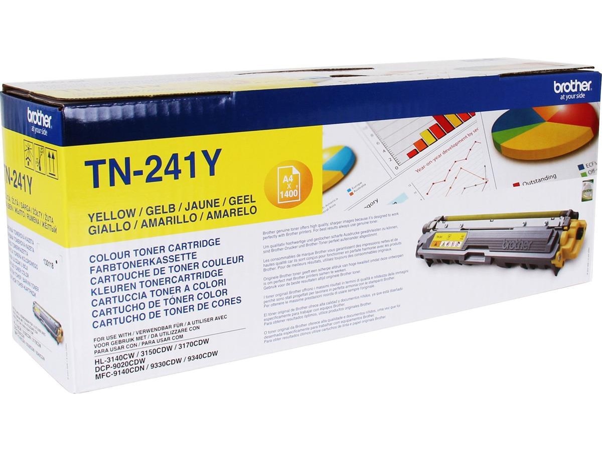 Brother Toner TN241Y Gul Laser Toner