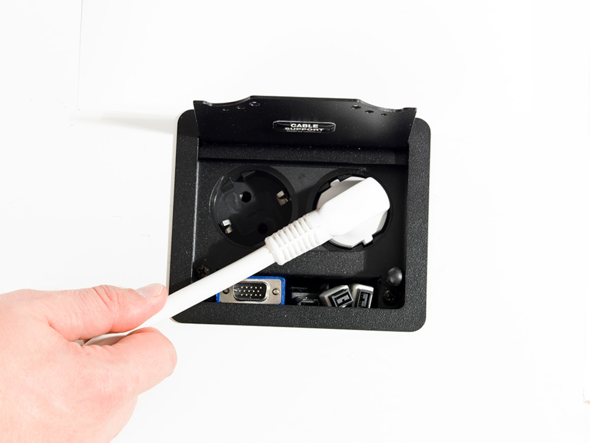 Kenson Cable Support Micro (sort) Arbejdssted – tilbehør