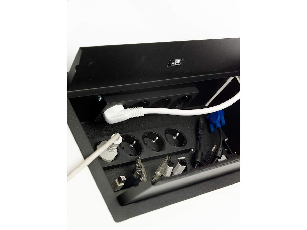 Kenson Cable Support Conference (sort) Arbejdssted – tilbehør